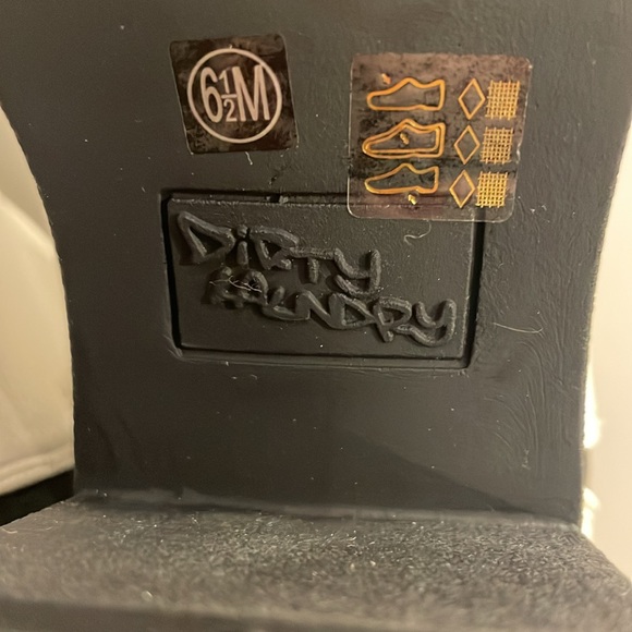 New Dirty Laundry Lisbon Ankle Boots White Size 6.5 - Picture 9 of 12